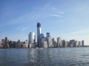 World Trade Center being constructed in December, 2012 www.SuenosAzules.com